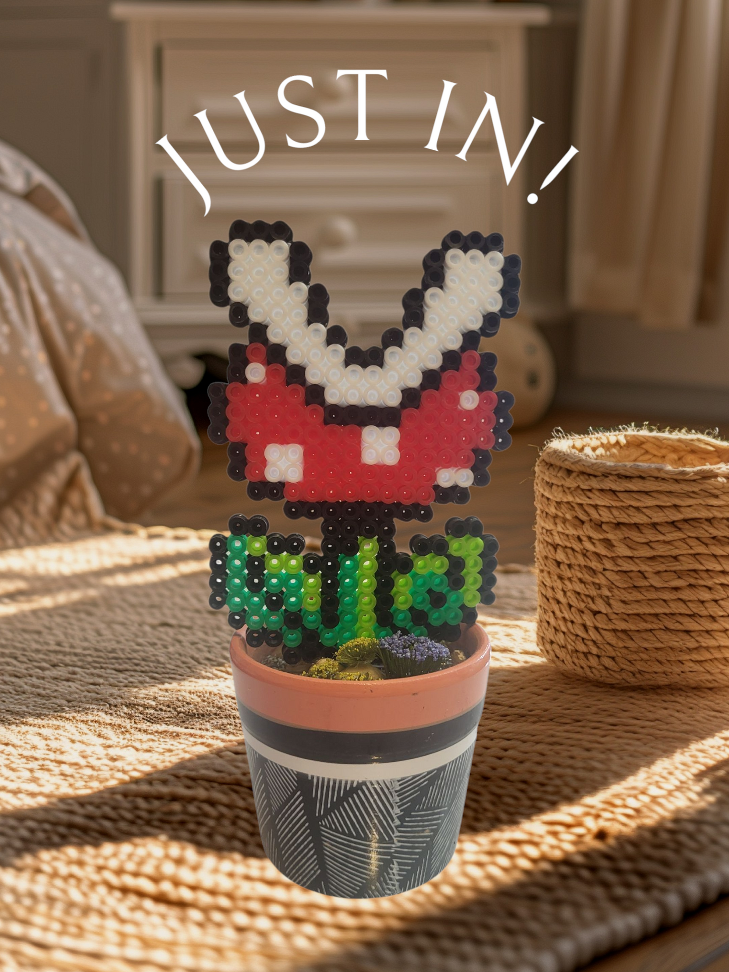 Piranha Plant Perler in Pot
