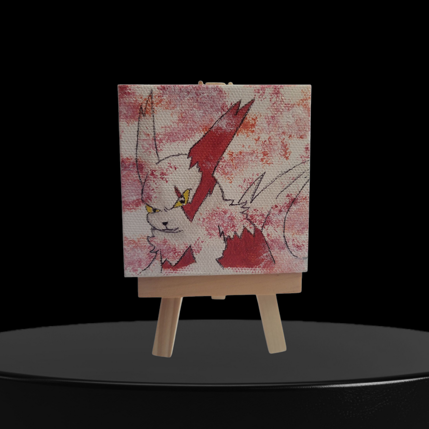 Zangoose Acrylic on Easel