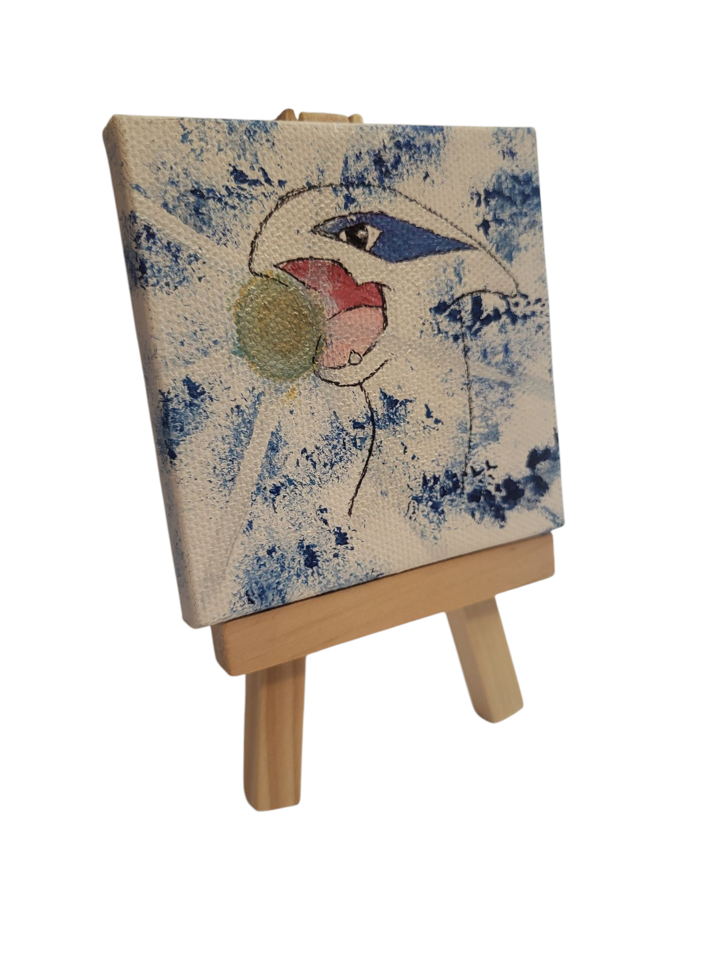 "Hyper Beam" Lugia on Easel