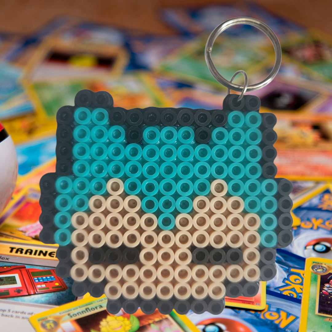 Snorlax Perler Keychain