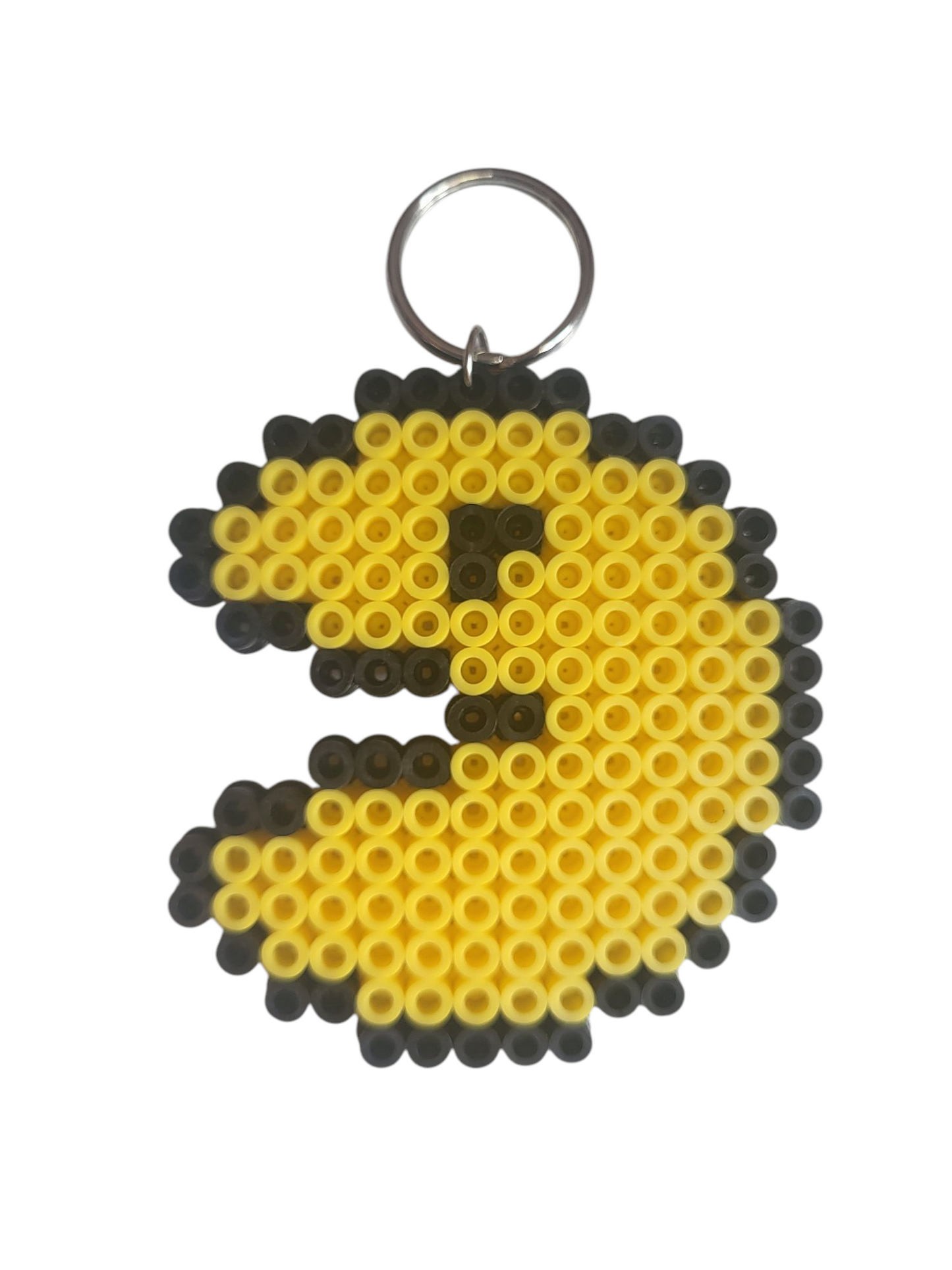 Pac-Man Perler Keychain