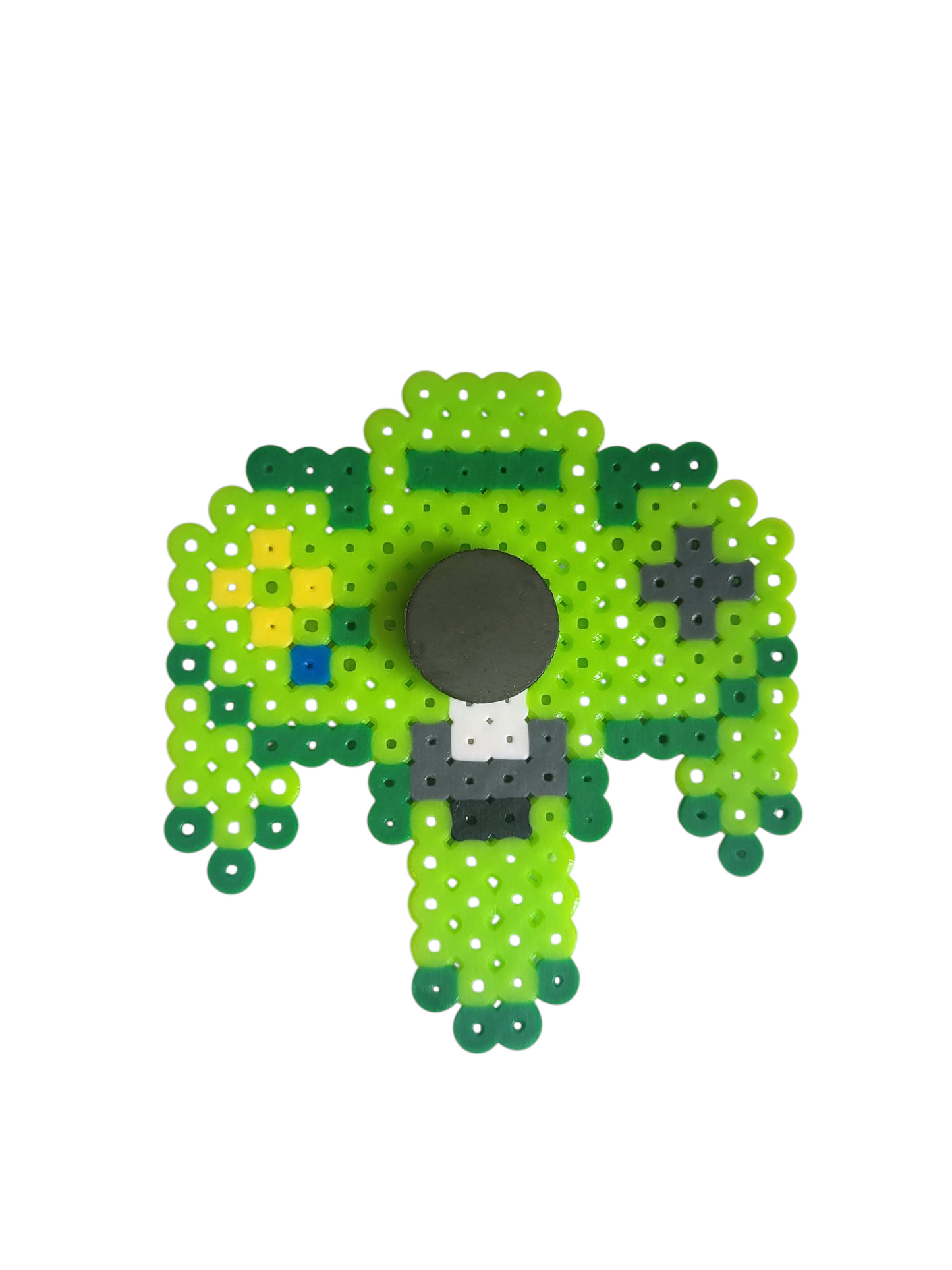 N64 Controller Green Perler Magnet