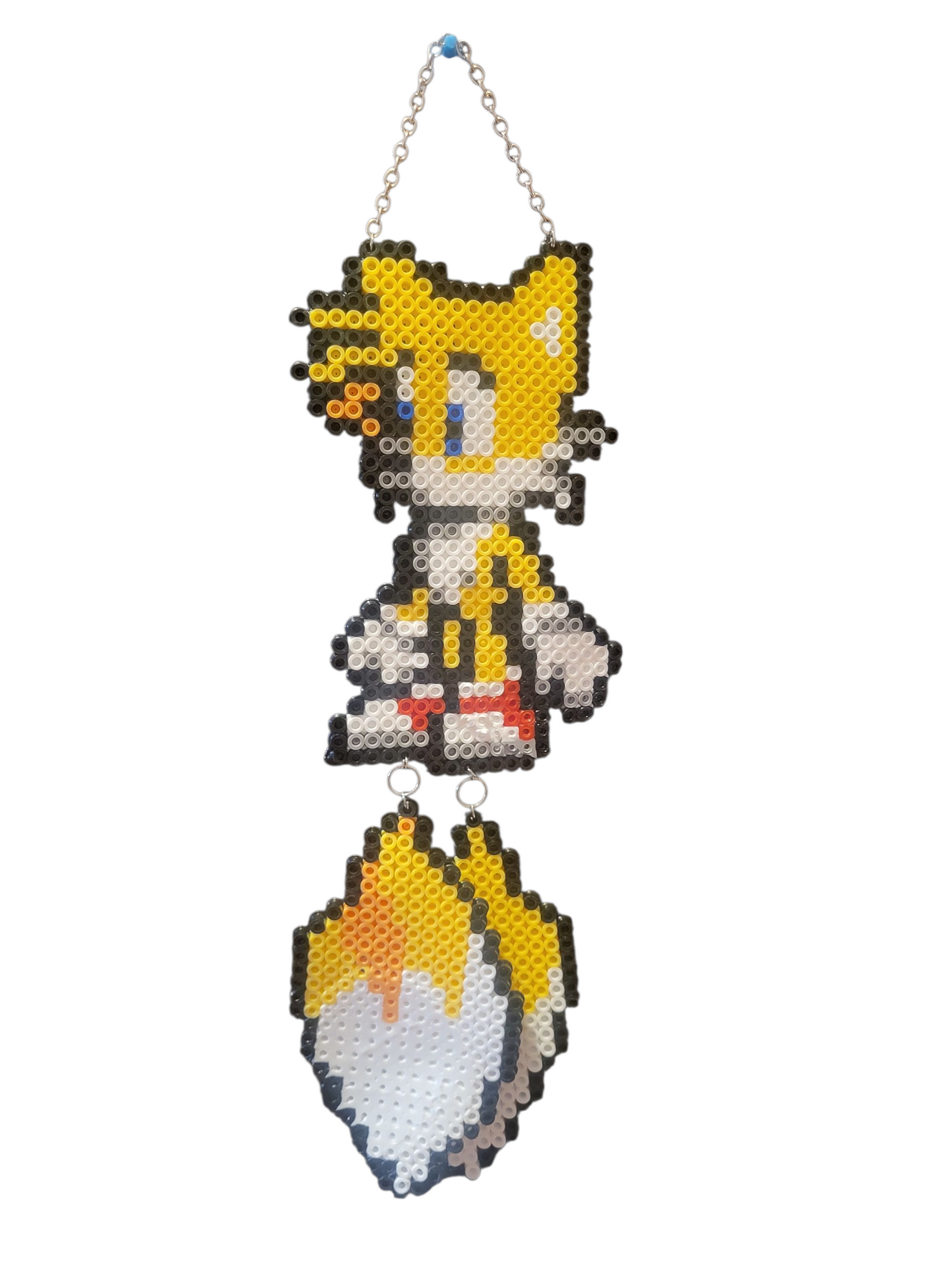 Miles "Tails" Prower Perler Bead Dreamcatcher