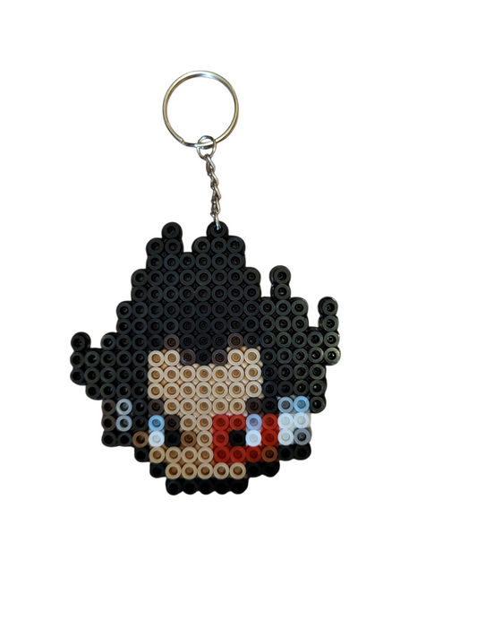 Saiyan Vegeta Raditz Perler Bead Keychain