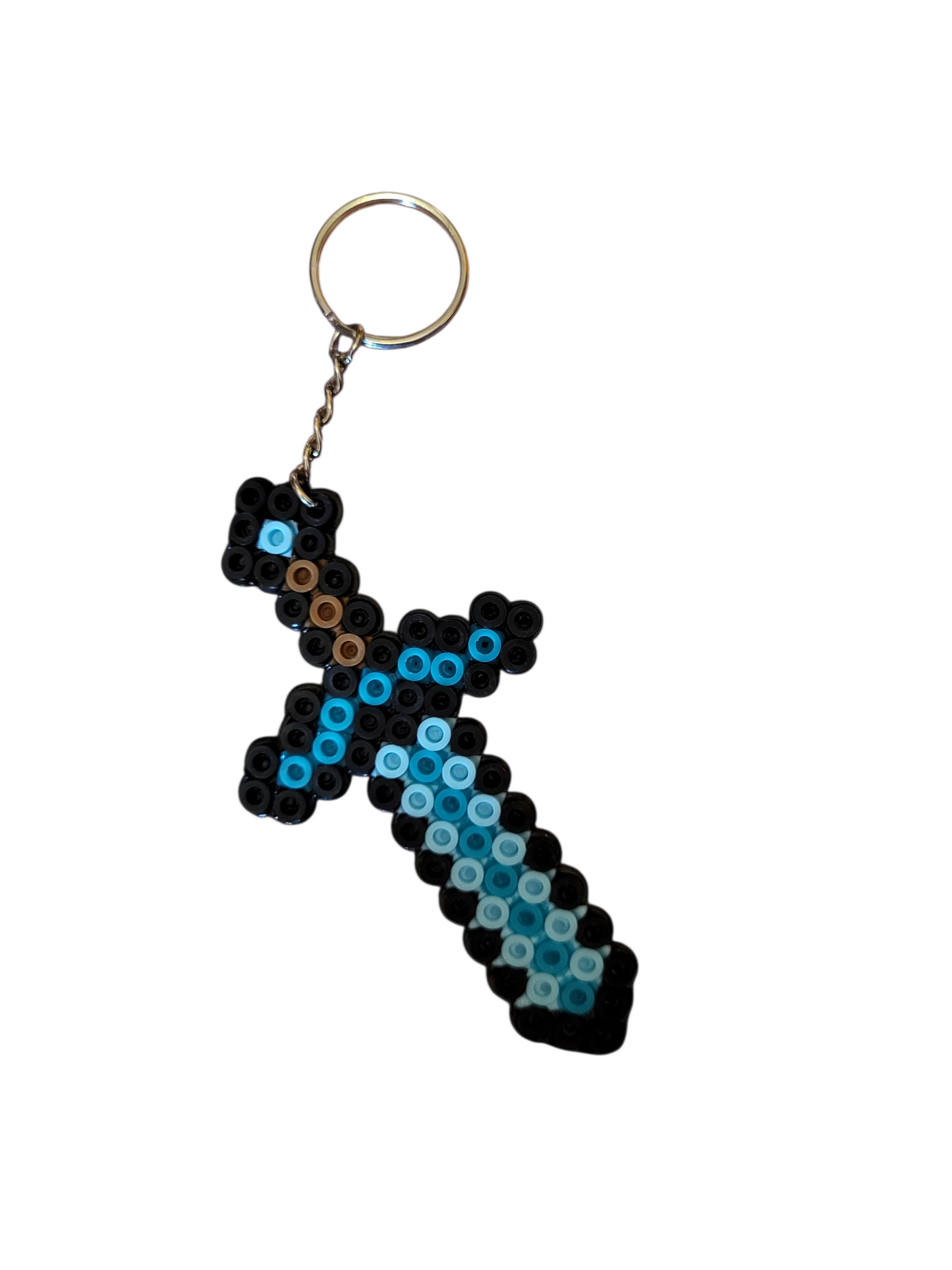 Minecraft Sword Perler Bead Keychain
