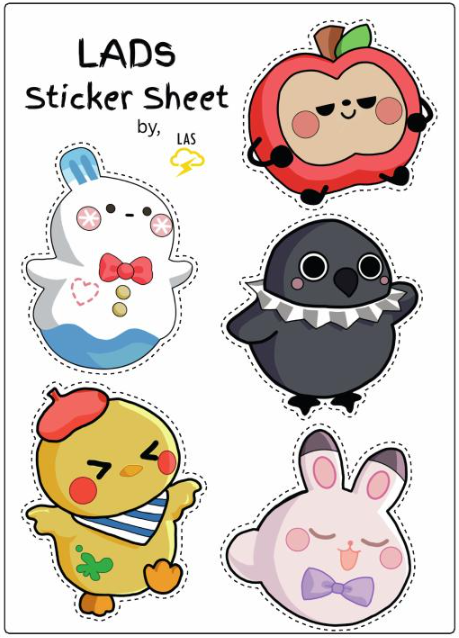 LADs Sticker Sheet
