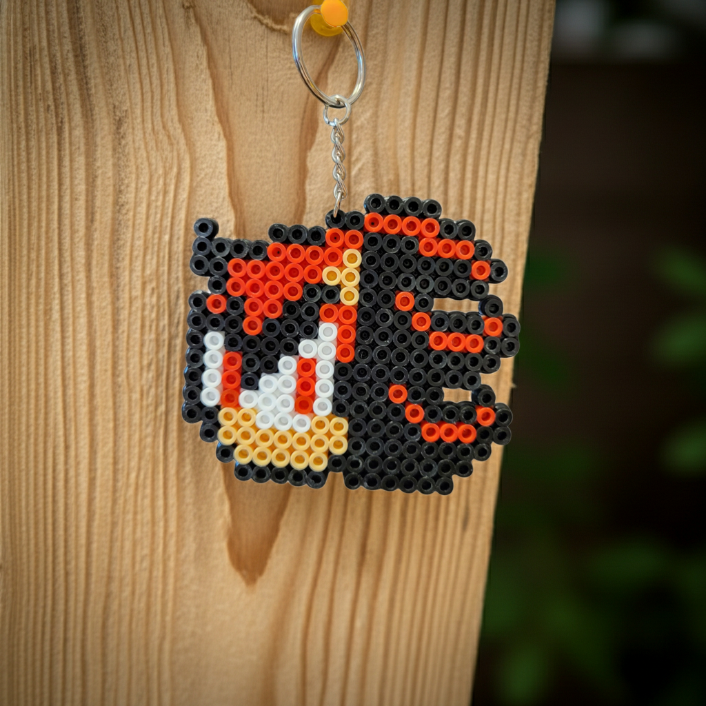 Black Hedgehog Keychain