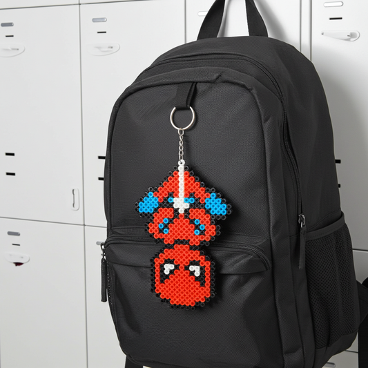 Spiderweb Hero Keychain