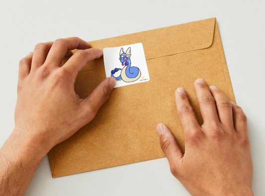 Blue Dragon Sticker
