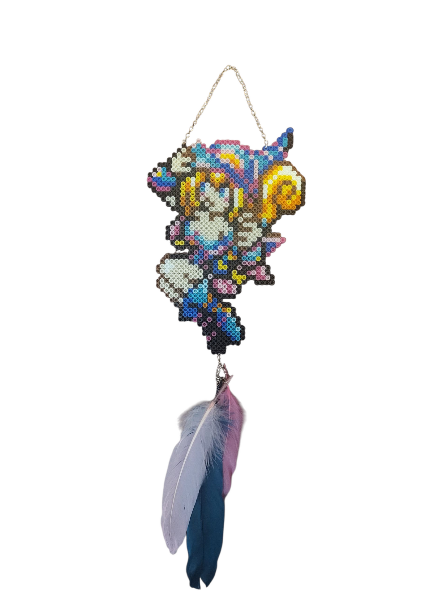 Dark Magician Girl Perler Bead Dreamcatcher