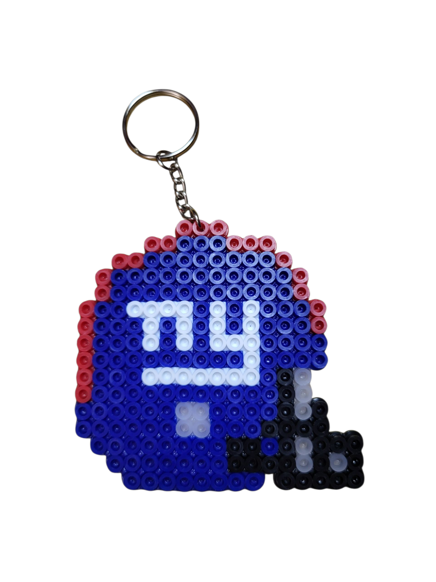 Blue Helmet Keychain
