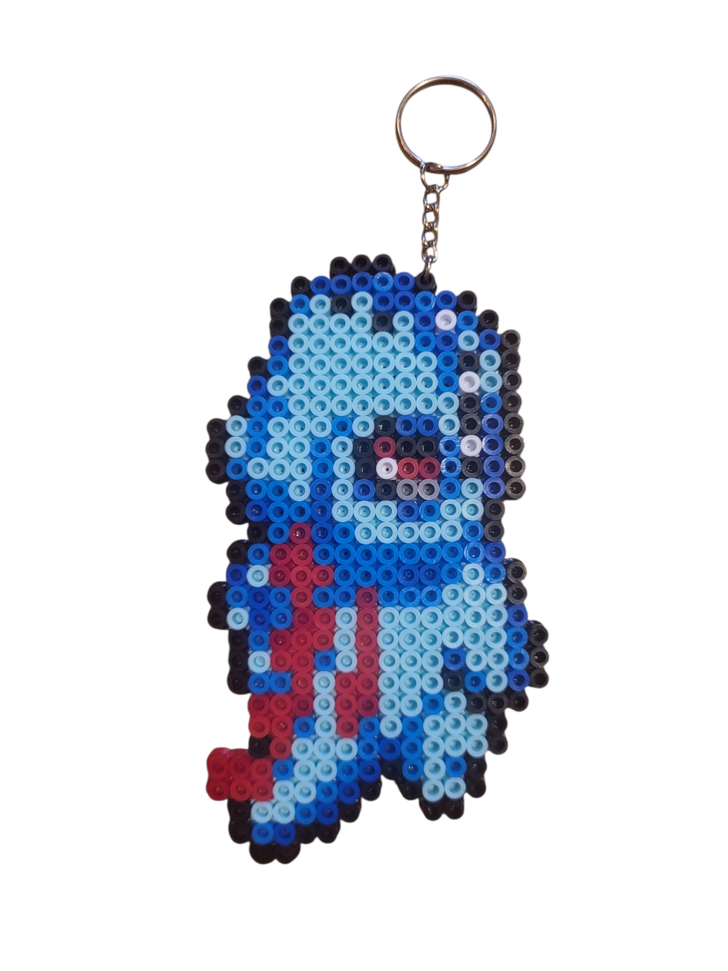 Blue Crocodile Keychain