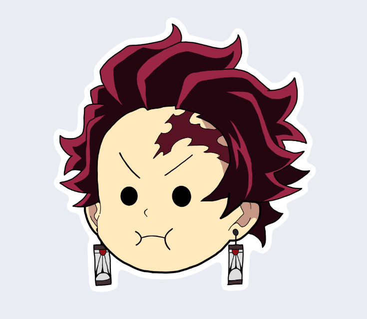Demon Boy Sticker
