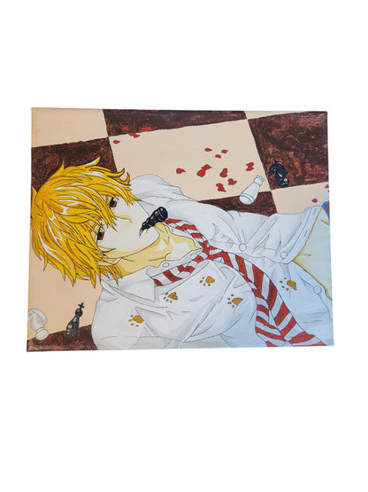 "Let's Play A Game of Chess" Anime Painting