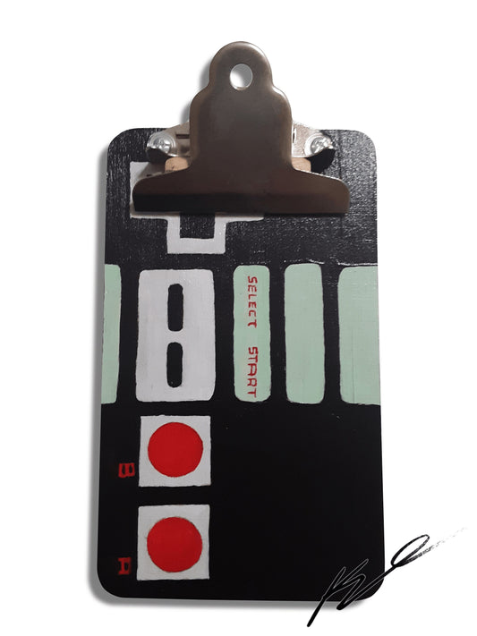NES Controller Hanging Clipboard Acrylic