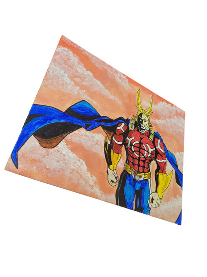 "Go Beyond" Superhero Acrylic Painting