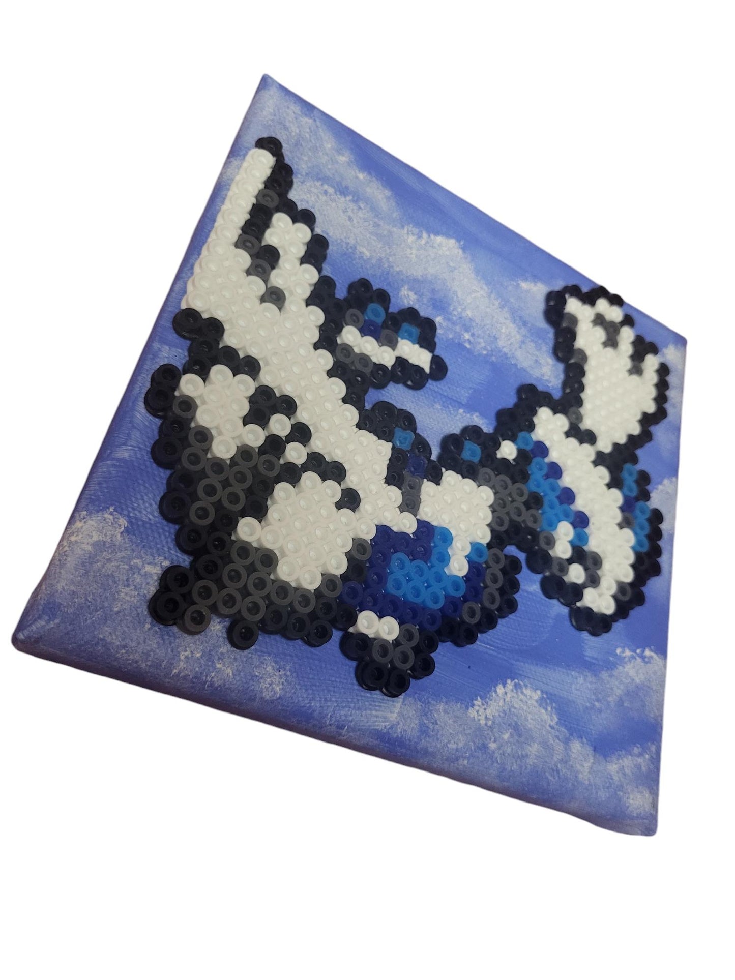 "Guardian of the Seas" Lugia Perler on Canvas