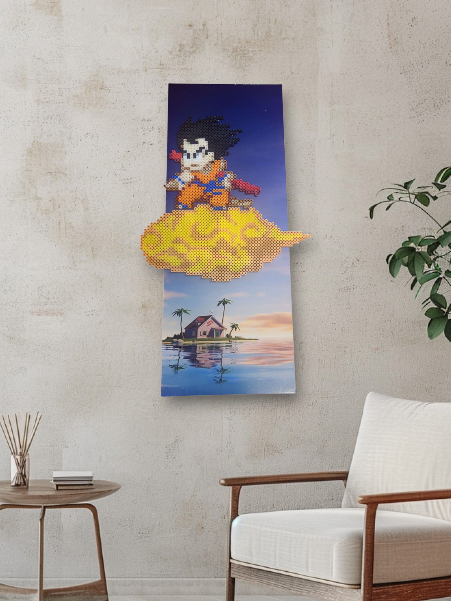 "Flying Nimbus" Perler on Mount