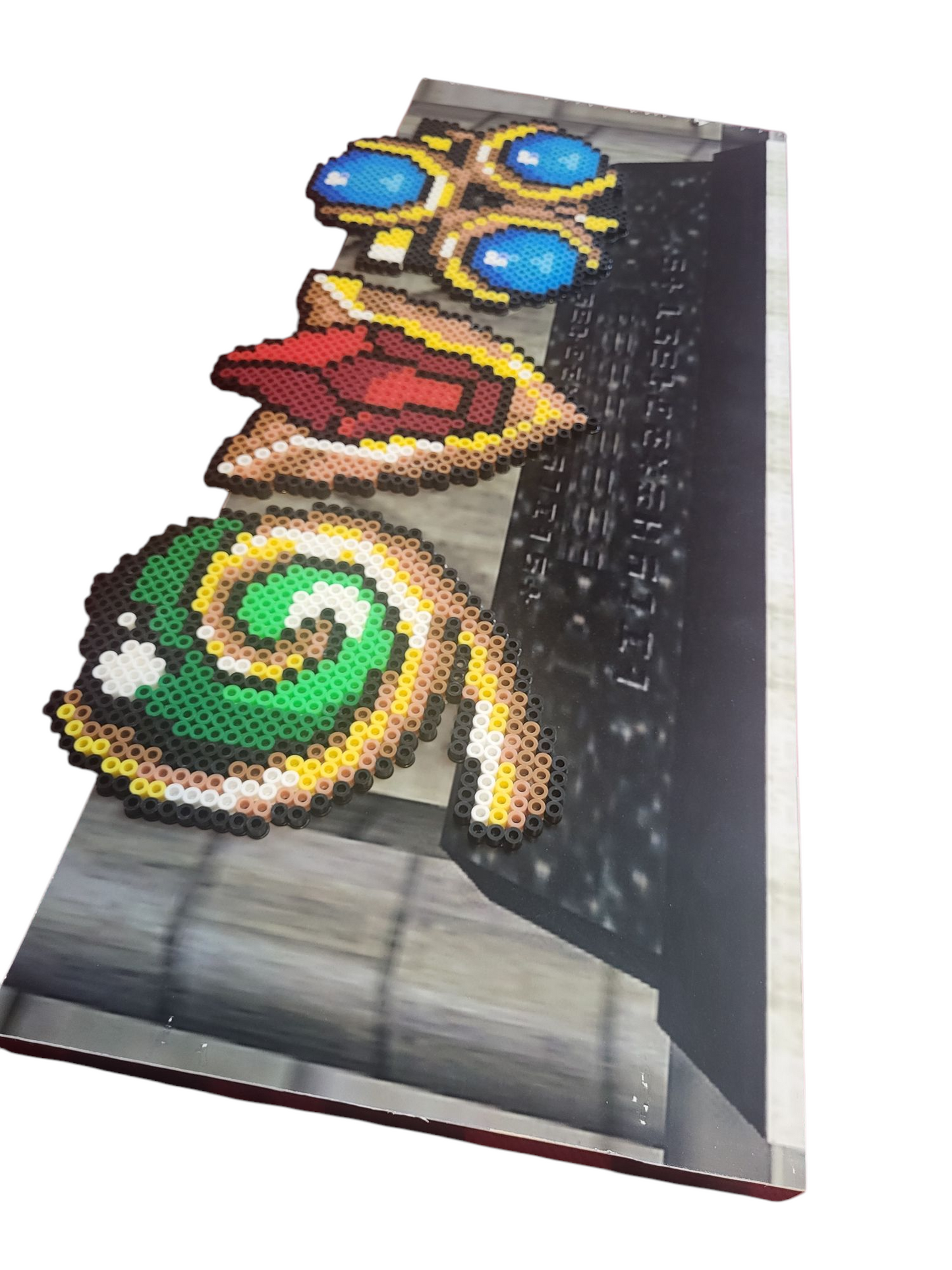 "Spiritual Stones" Perlers on Mount