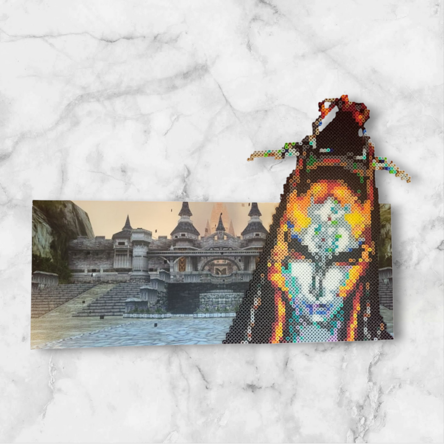 "Princess of Twilight" Perlers on Mount