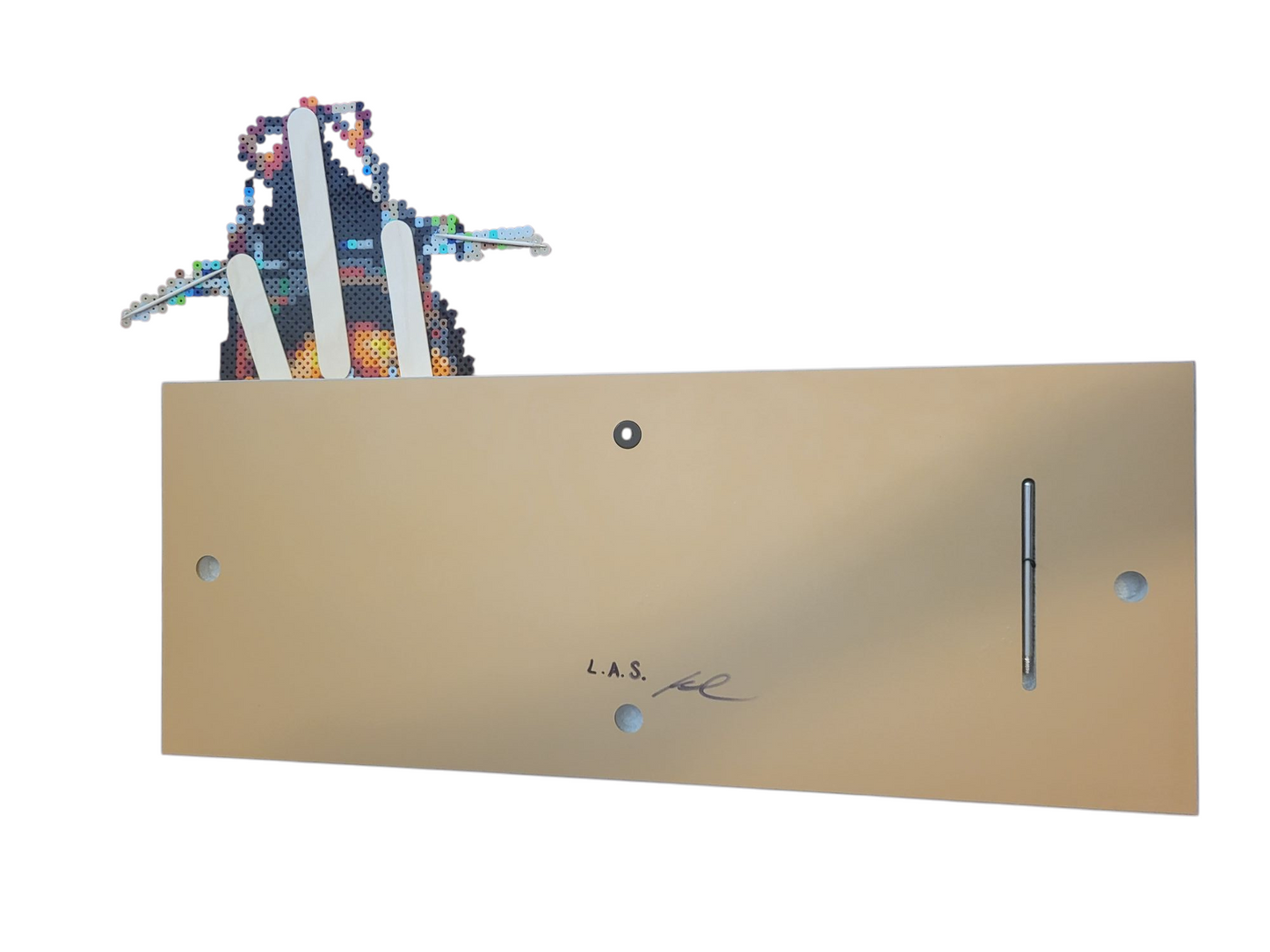 "Princess of Twilight" Perlers on Mount