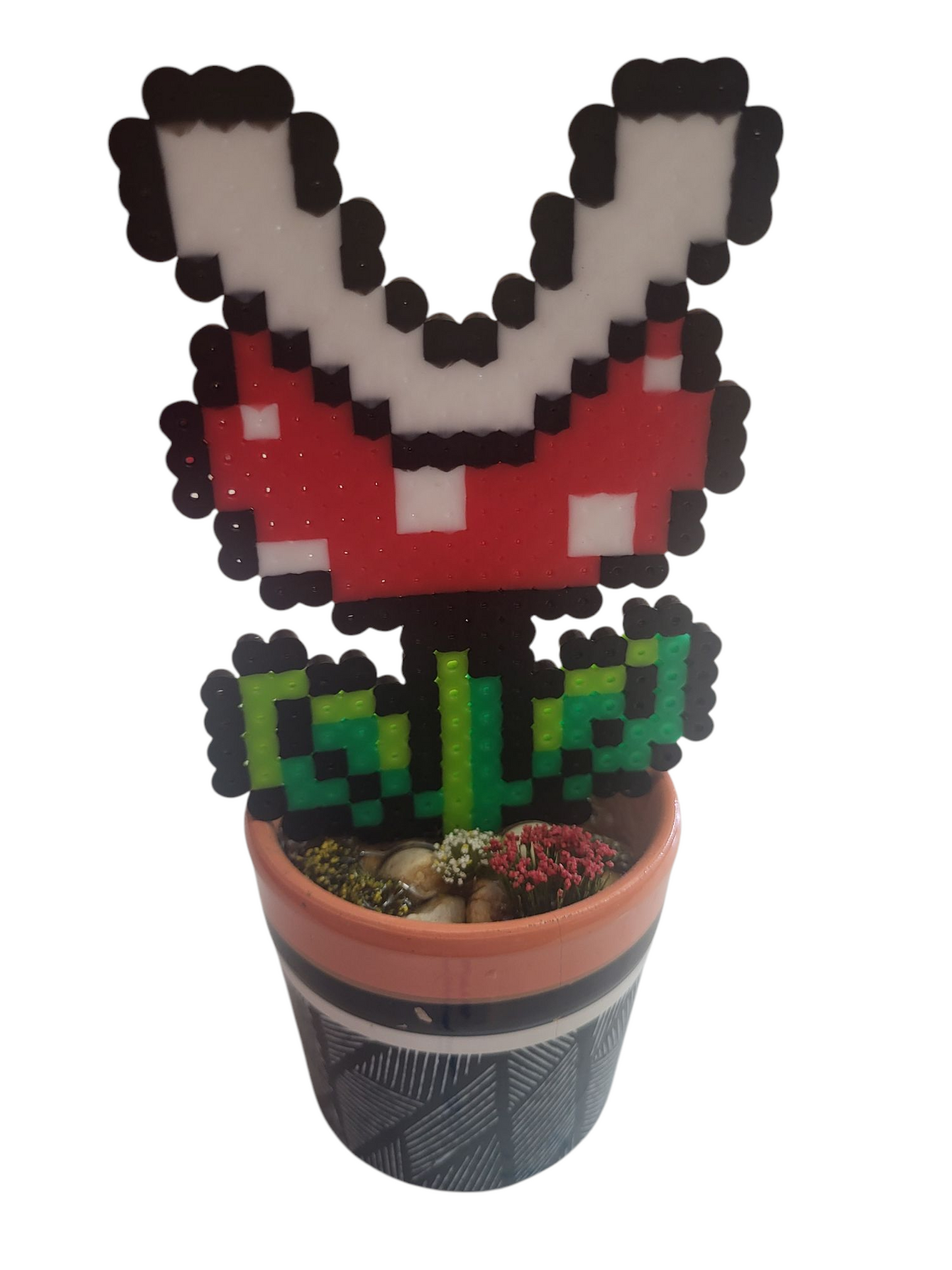 Piranha Plant Perler in Pot