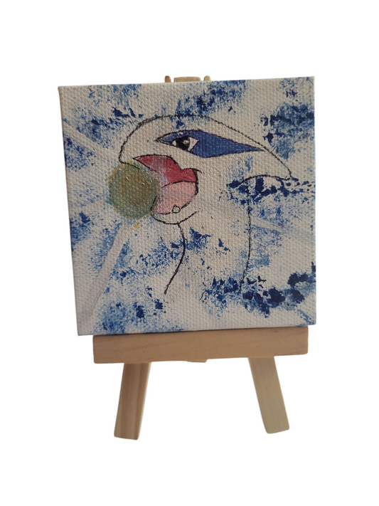 "Hyper Beam" Lugia on Easel