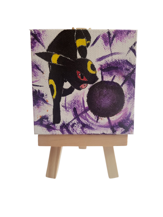 "Shadow Ball" Umbreon on Easel