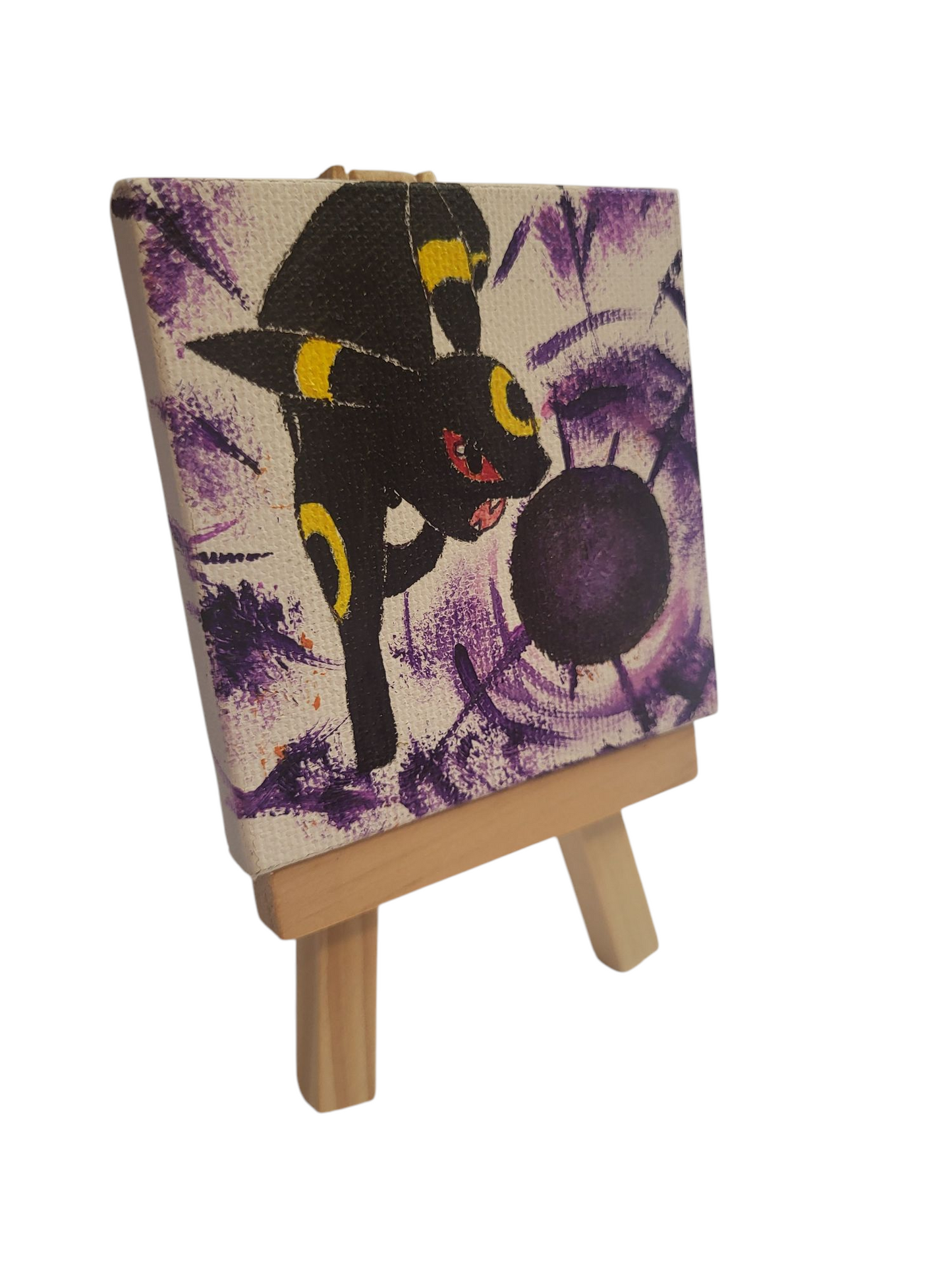 "Shadow Ball" Umbreon on Easel
