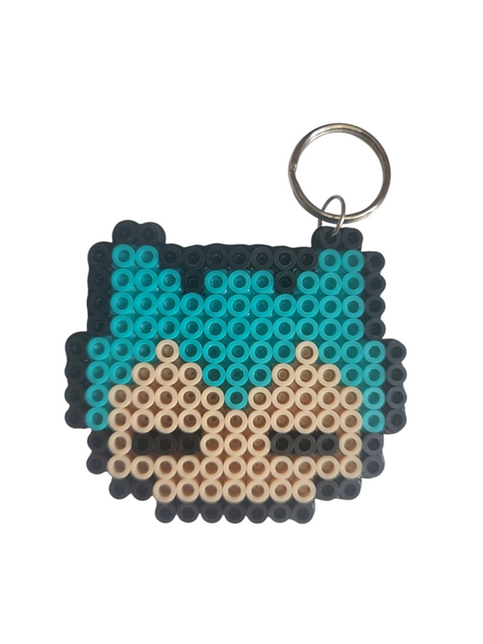 Snorlax Perler Keychain