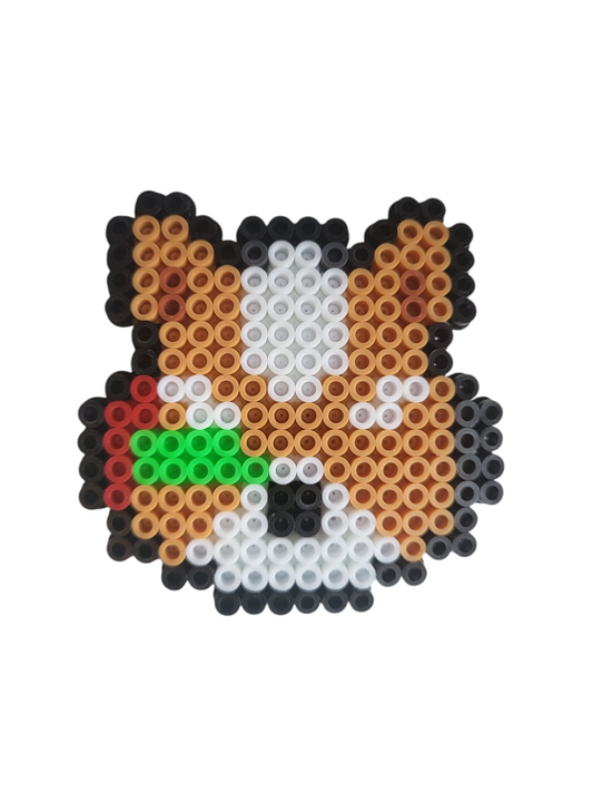 Fox McCloud Perler Keychain