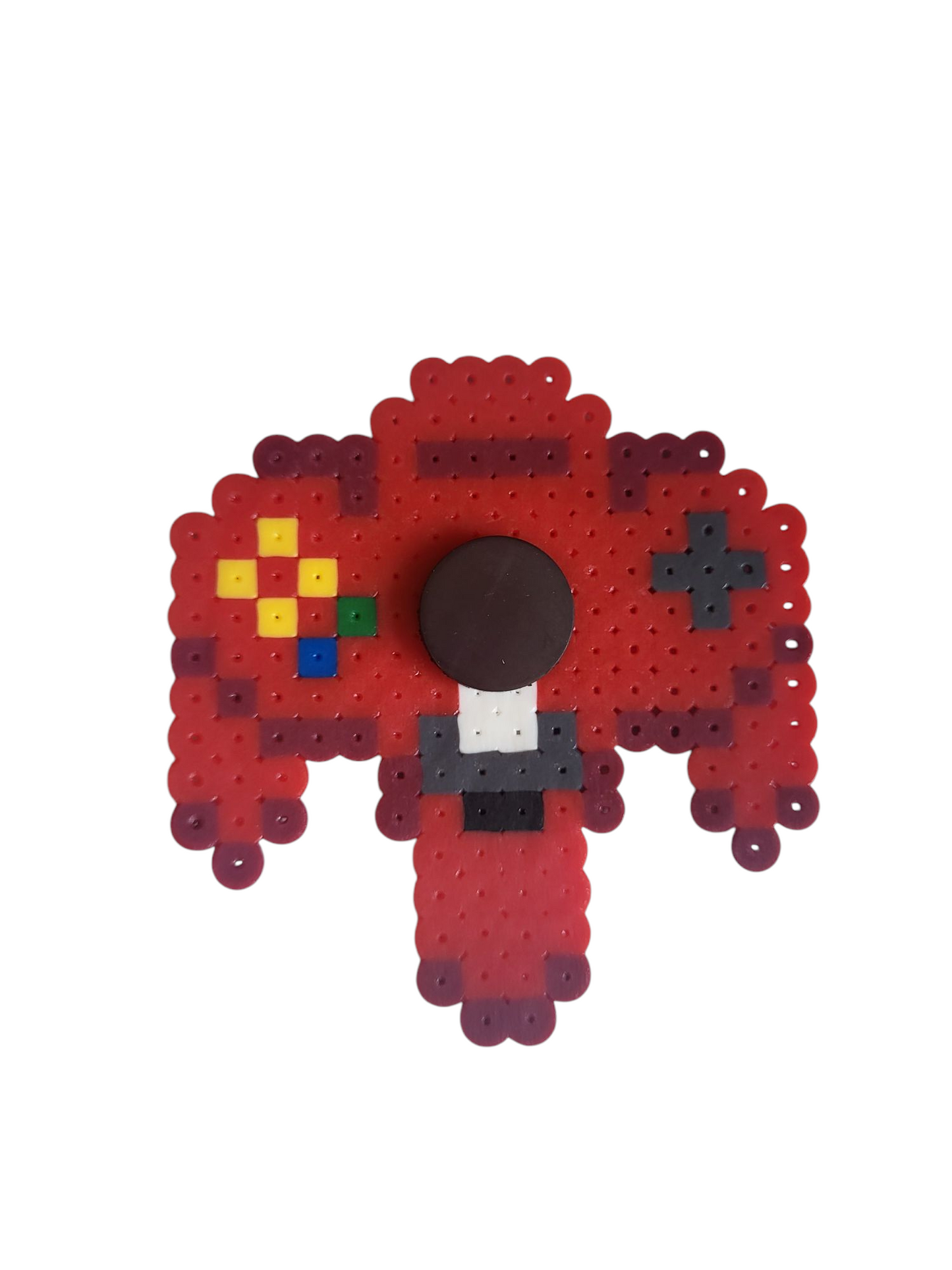 N64 Controller Red Perler Magnet