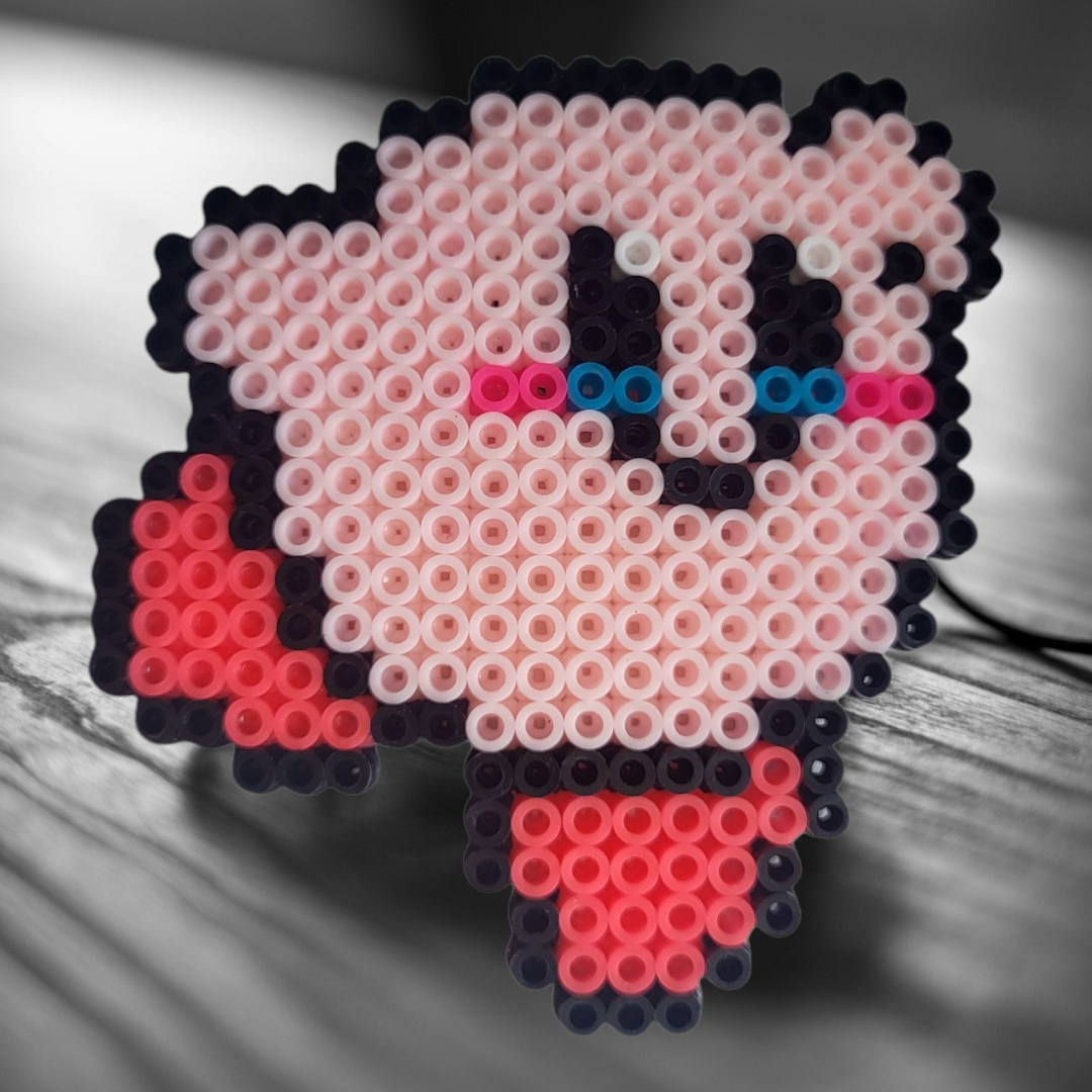 Kirby Perler Magnet