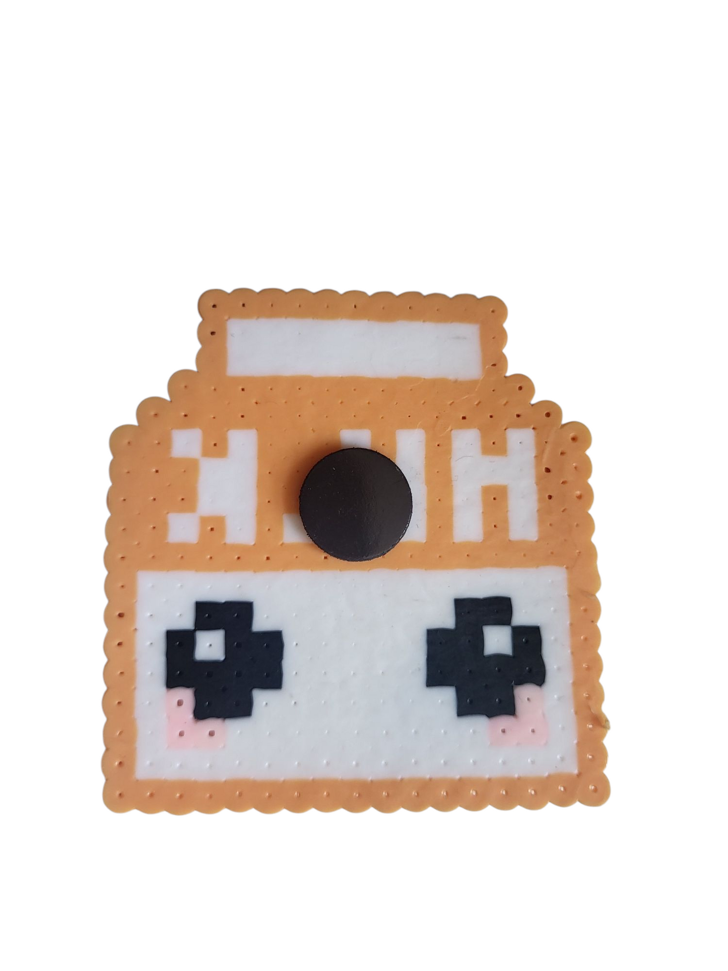 Milk Carton Perler Magnet