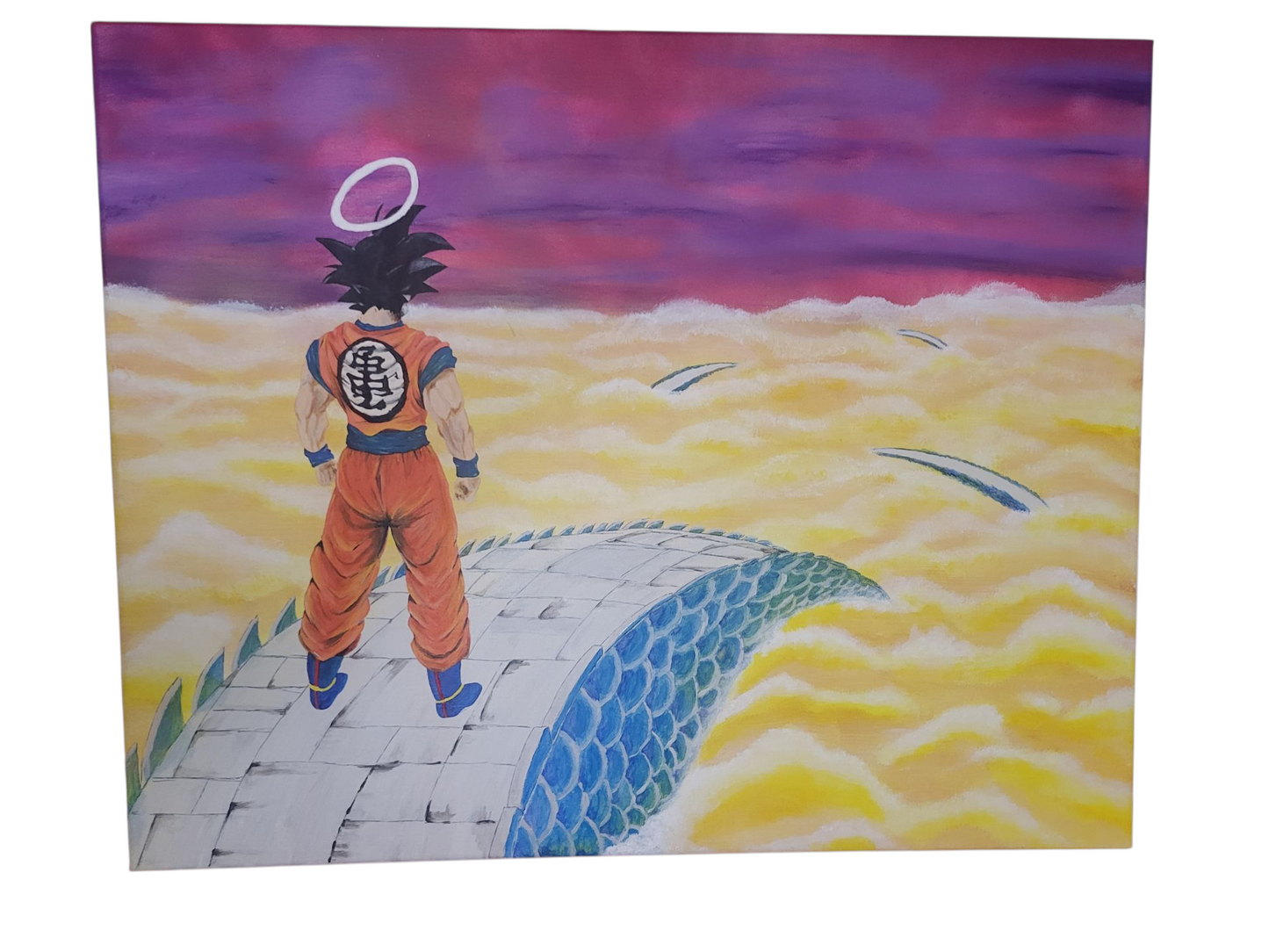"Snake Way" Dragon Ball Z Goku Painting