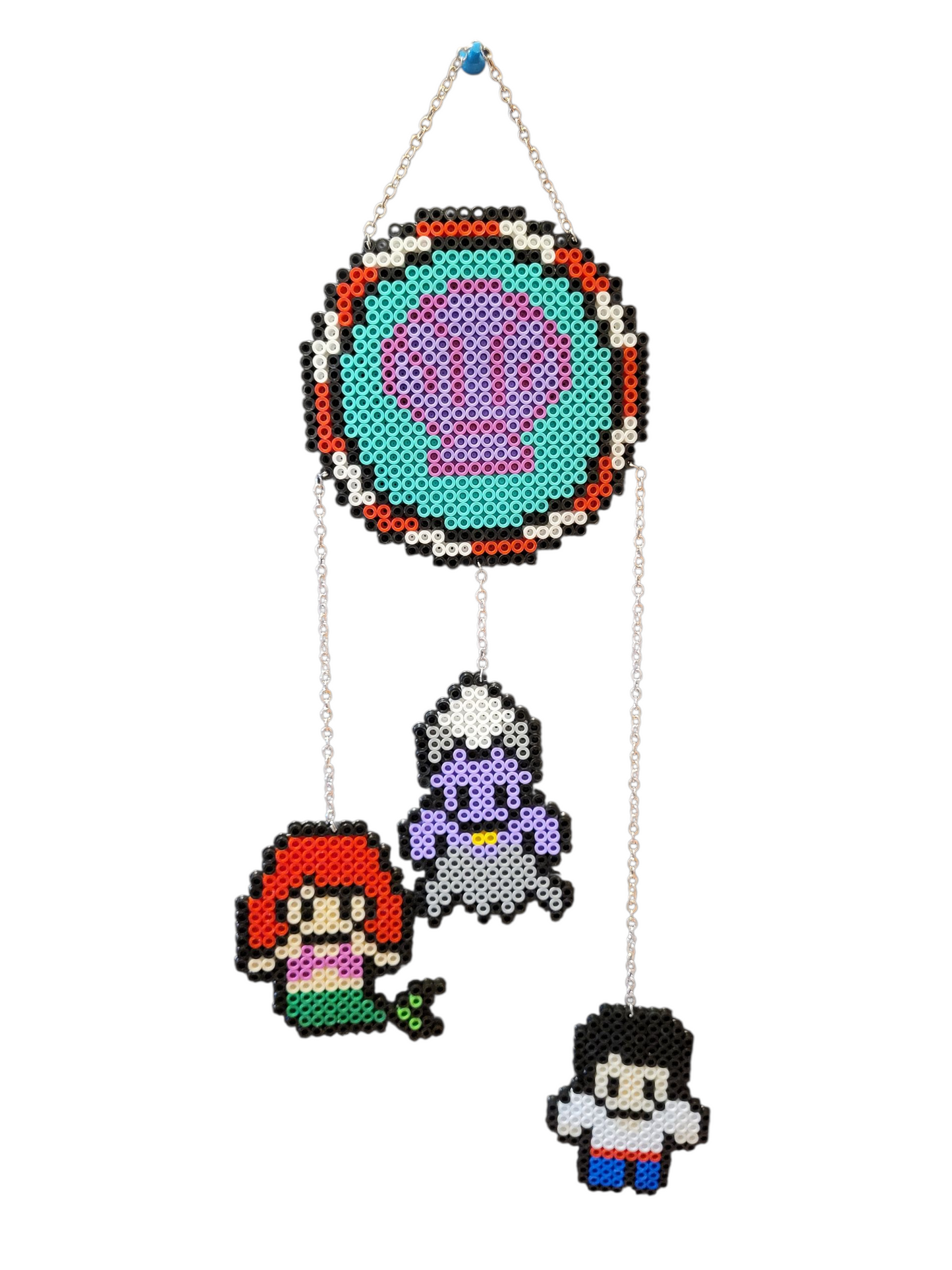 The Little Mermaid Perler Bead Dreamcatcher