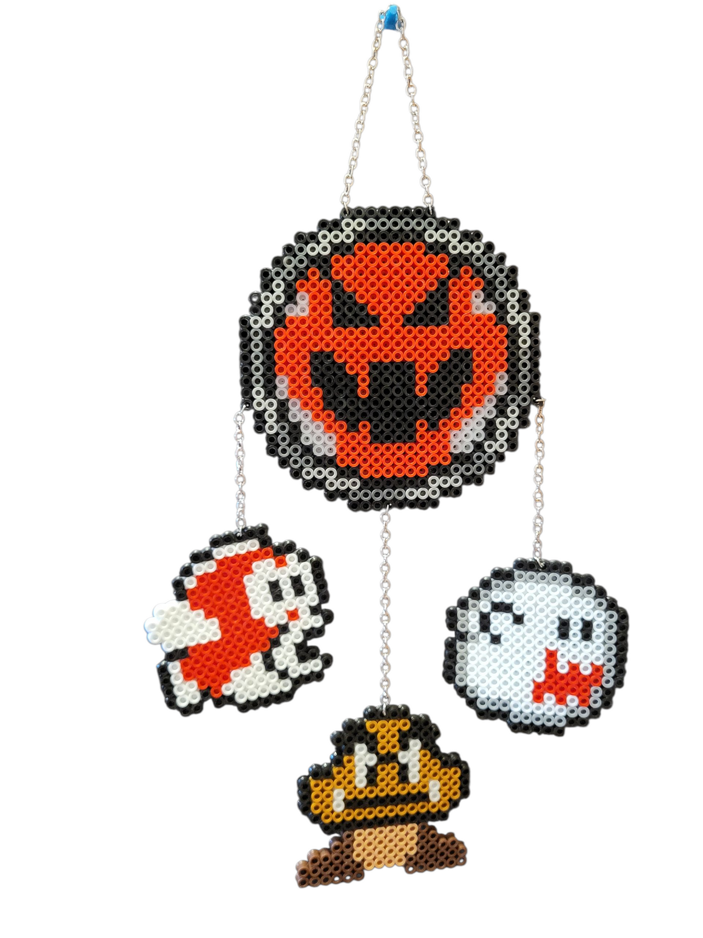 Bowser Perler Bead Dreamcatcher