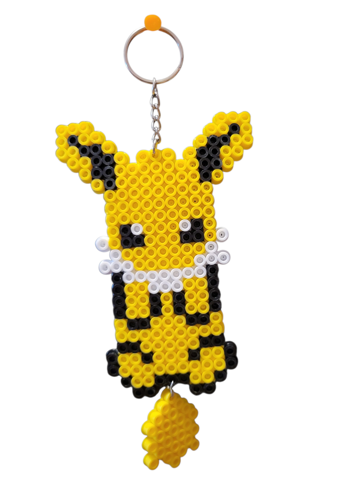 Jolteon Perler Bead Keychain