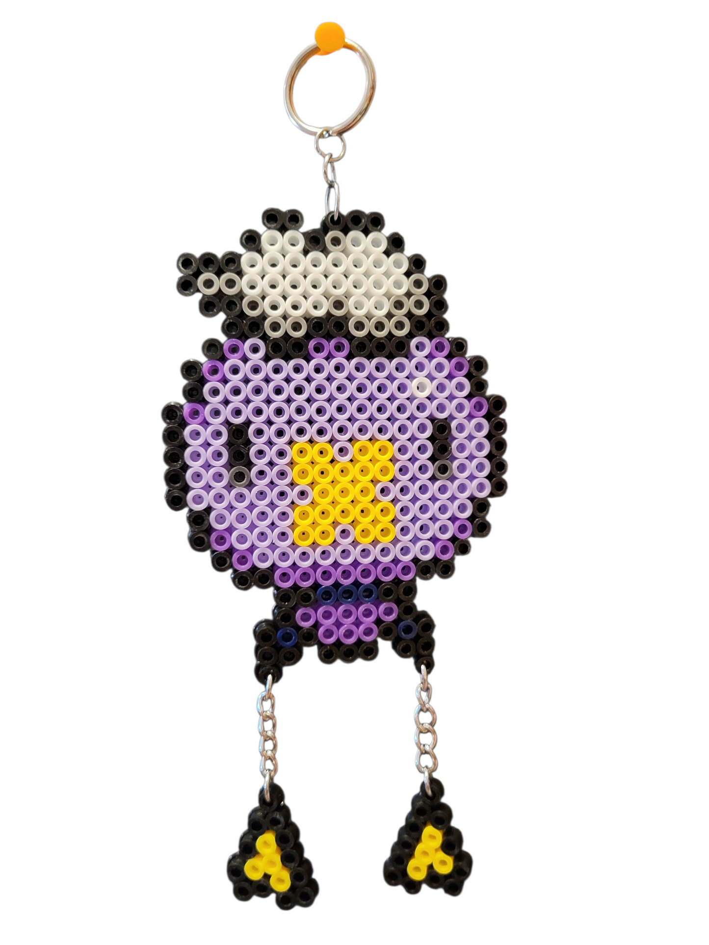 Drifloon Perler Bead Keychain