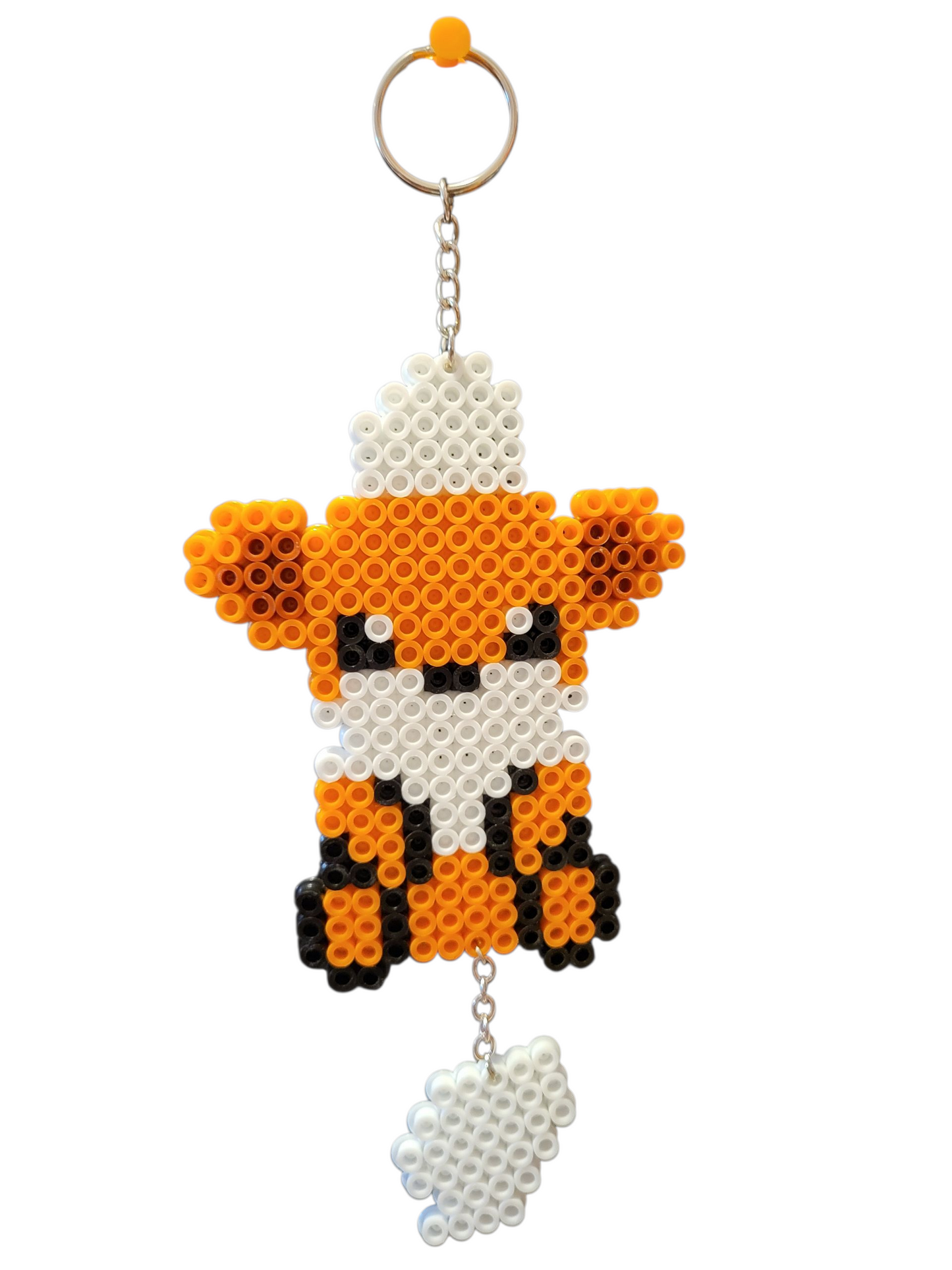 Growlithe Perler Bead Keychain