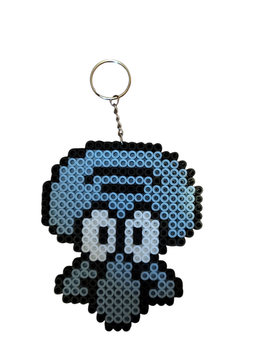 Squidward Perler Bead Keychain