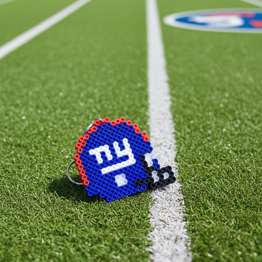 Blue Helmet Keychain
