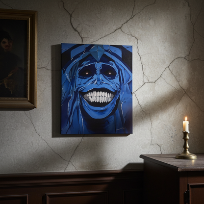 "Statue of God" Acrylic Painting