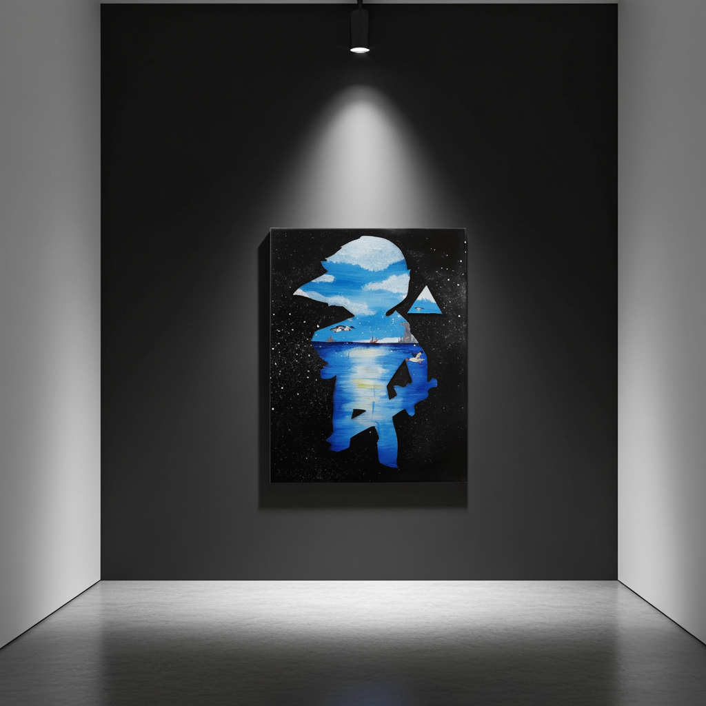 "Adventure Awaits" Seascape Acrylic