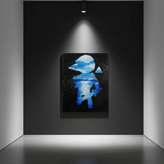 "Adventure Awaits" Seascape Acrylic