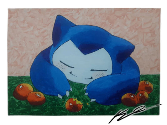 "Dreaming of Berries" Snorlax Acrylic