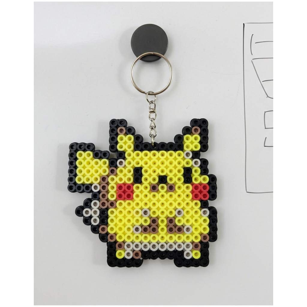 Yellow Mouse Keychain