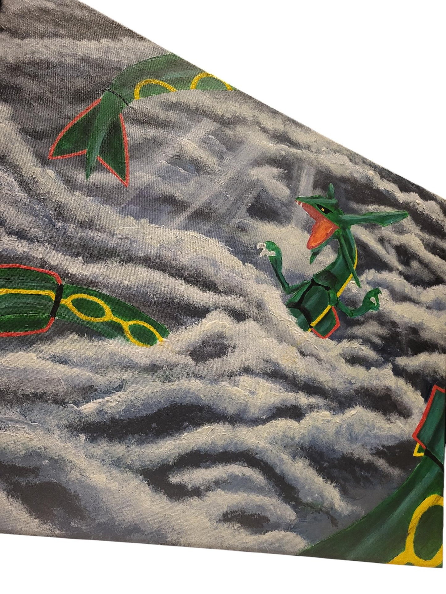 Rayquaza Acrylic Painting Pokemon