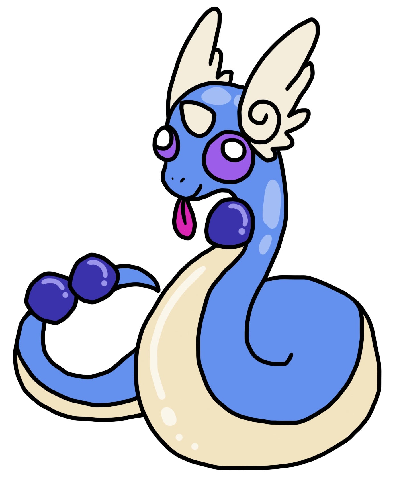 Blue Dragon Sticker