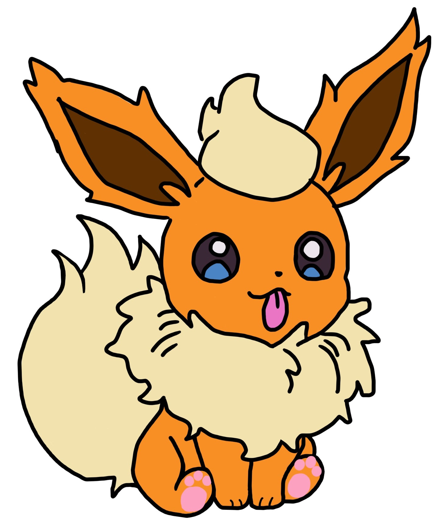Fire Fox Sticker